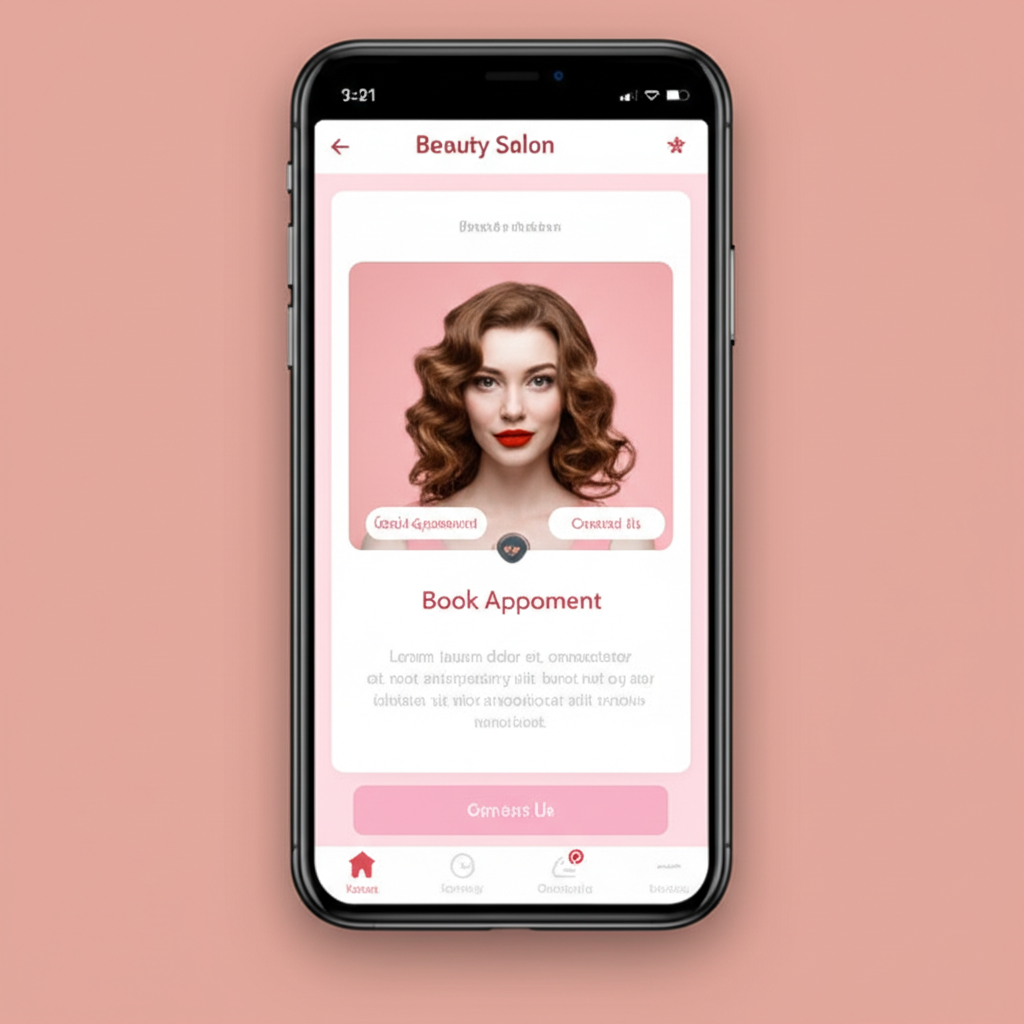 Ứng dụng đặt lịch Beauty Salon